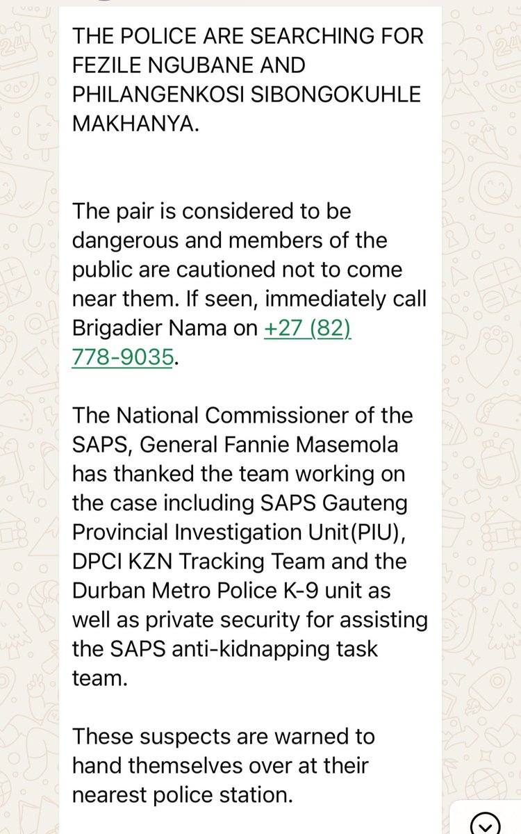 JUST IN: Police make breakthrough in the #OloratoMongale murder case. They’ve identified and are now looking for two suspects believed to have been involved in the murder of the 30 year old. The VW Polo was also recovered at a panel beater workshop in Phoenix, Durban. Traces of