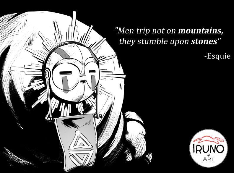 An Esquie quote a day brings philosophy your way ✨ 

He's both the goofiest and the wisest 🧐 Also, stay strong! 💪  

#Expedition33 #Esquie