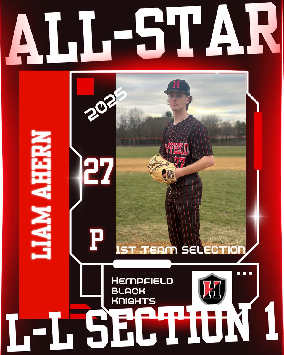 BlackKnightBase's tweet image. Congratulations to our LL League All-Stars!! Liam Ahern, Derek Katch &amp;amp; Jonathan O’Maille were recently named as 1st Team Section 1 All-Stars!!! @HSDSportsScores @lanclebbase @LancLebLeague