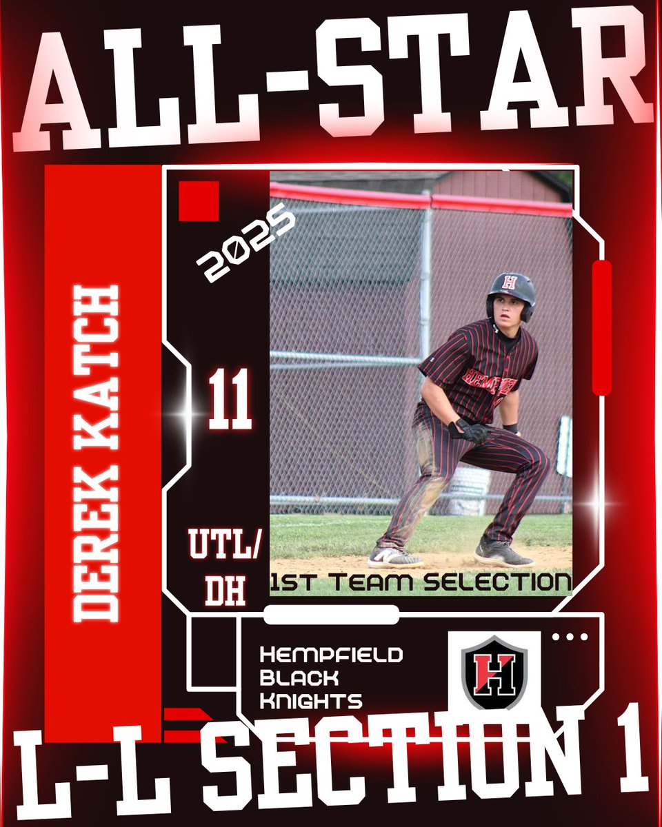 BlackKnightBase's tweet image. Congratulations to our LL League All-Stars!! Liam Ahern, Derek Katch &amp;amp; Jonathan O’Maille were recently named as 1st Team Section 1 All-Stars!!! @HSDSportsScores @lanclebbase @LancLebLeague