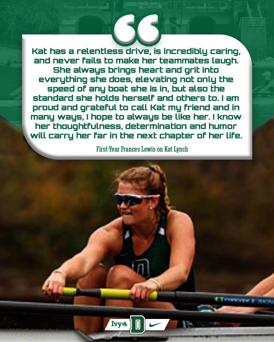 DartmouthWRow's tweet image. Up next we’re celebrating Kat Lynch!