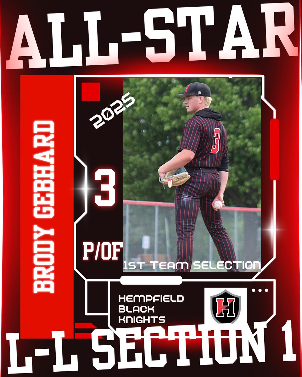 BlackKnightBase's tweet image. Congratulations to our LL League All-Stars!! Josh Toole, Brayden Hostetter, Brody Gebhard &amp;amp; Camden Hulock were  recently named as 1st Team Section 1 All-Stars!! Congratulations!!  @HSDSportsScores @lanclebbase @LancLebLeague