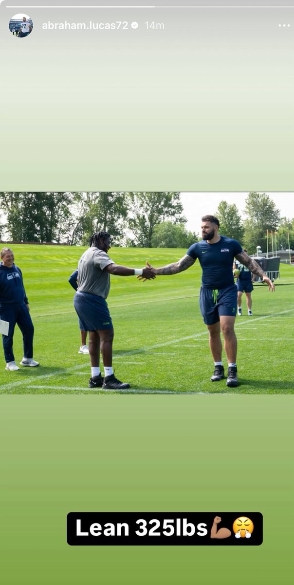 Abe Lucas physique update, via Abe Lucas