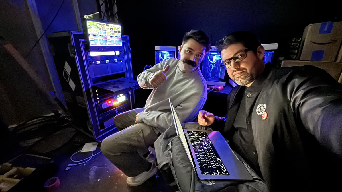 What an experience setting up the stream with MrBeast’s crew for today’s broadcast. Three days later, it’s a wrap!