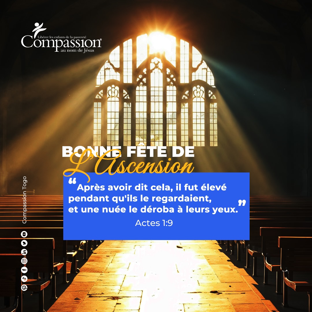 Bonne fête de l'Ascension à toutes et à tous !