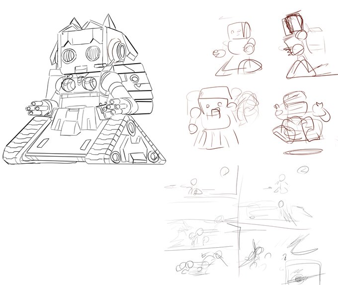 なんかこう…! メカシフティーさんの動画を作っています…(よくわからない絵) #NIKKE #ニケ #メガニケ