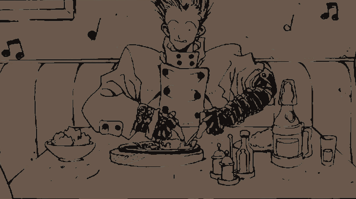 Humming a jubilant tune. 🎶