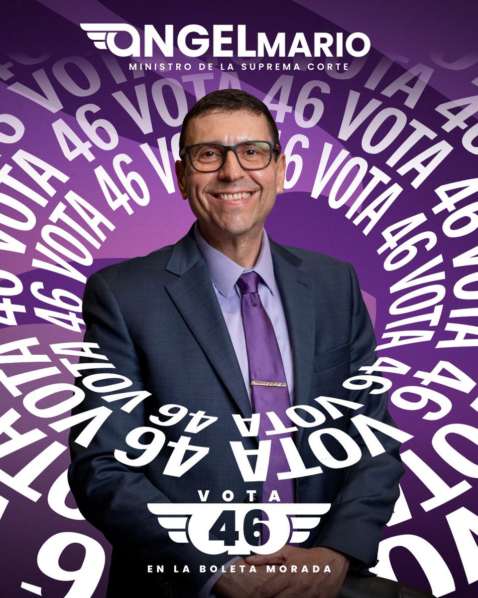 Este 1 de junio no olvides escribir 46 en la boleta morada.