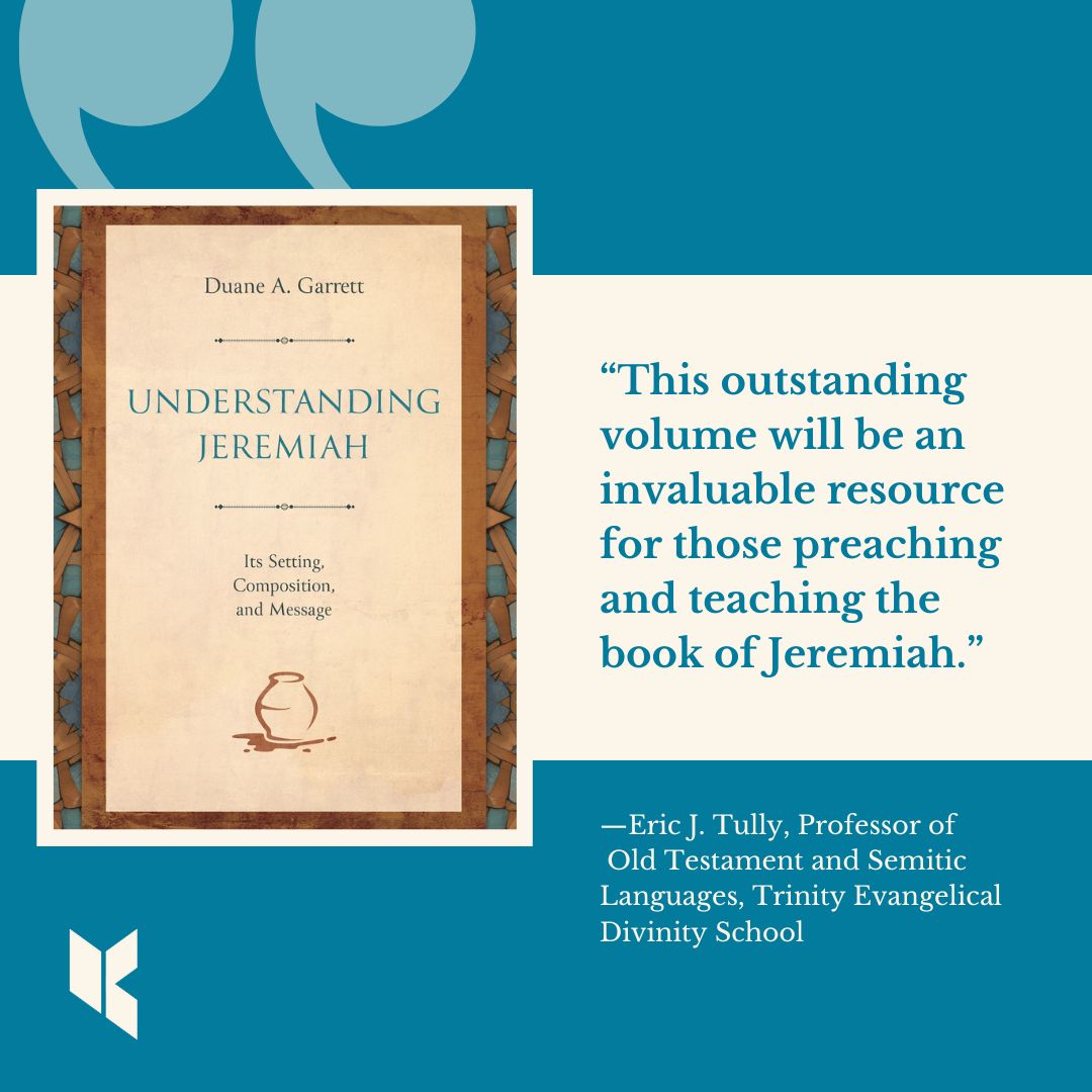 KregelAcademic's tweet image. &quot;This outstanding volume will be an invaluable resource for those preaching and teaching the book of Jeremiah.&quot; - Eric J. Tully Professor of Old Testament and Semitic Languages, Trinity
Evangelical Divinity School

Understanding Jeremiah is available here:…