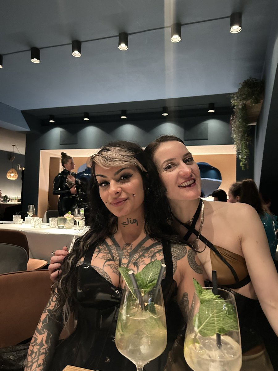 Mistress Yazmin Azizπ€ (@mistress_yaz) on Twitter photo First night in Berlin with my co-domina <a href="/MissFloraBerlin/">Miss Flora β GFB Berlin - lets Collab β€οΈβπ₯</a> during the <a href="/GermanFetBall/">German Fetish Ball</a> cocktails π€ First night in Berlin with my co-domina <a href="/MissFloraBerlin/">Miss Flora β GFB Berlin - lets Collab β€οΈβπ₯</a> during the <a href="/GermanFetBall/">German Fetish Ball</a> cocktails π€