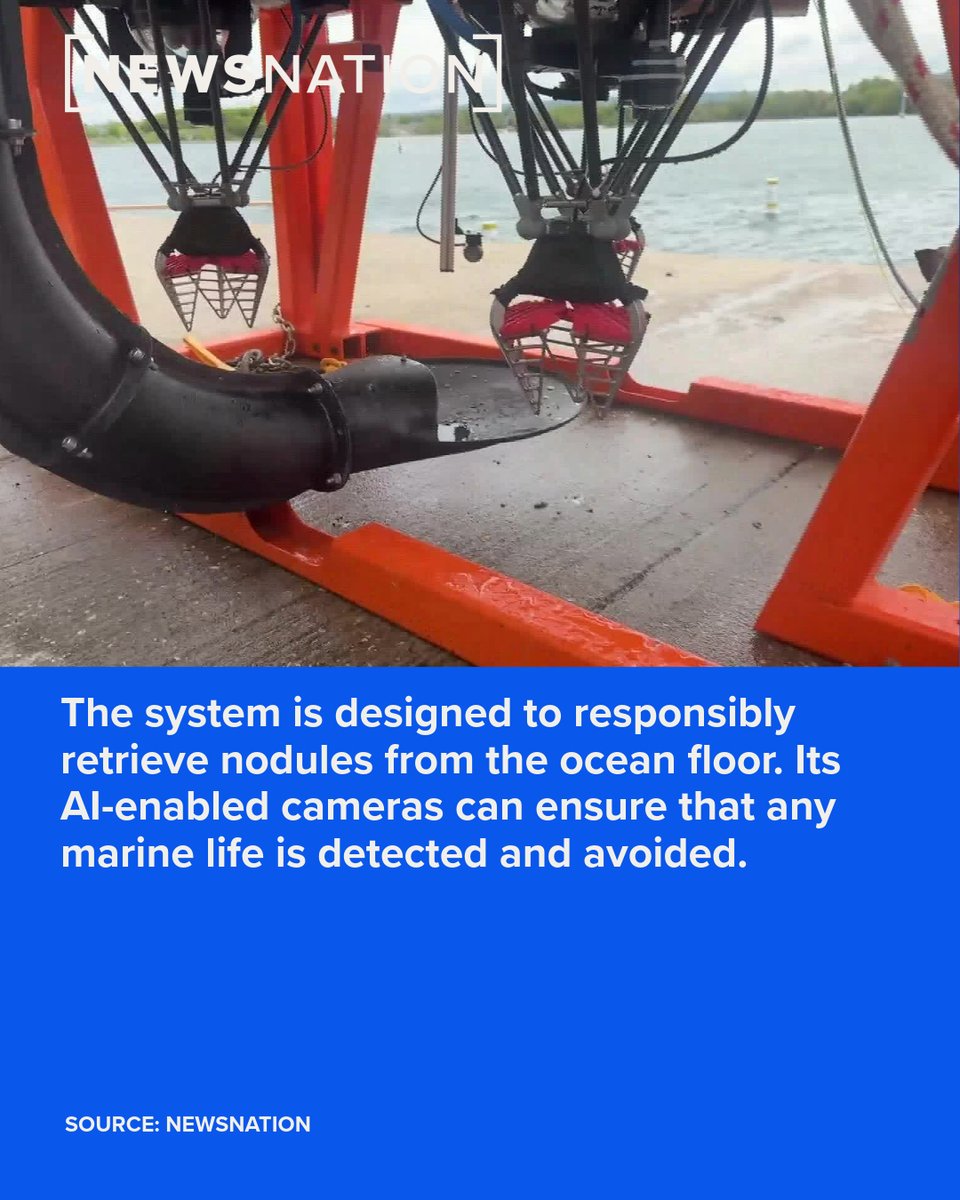 Impossible Metals is testing equipment to use for deep-sea mining after President Trump loosened regulations for mining the ocean floor. The machine would harvest rocks rich in highly sought-after minerals, which could support the demand for batteries and be utilized for other