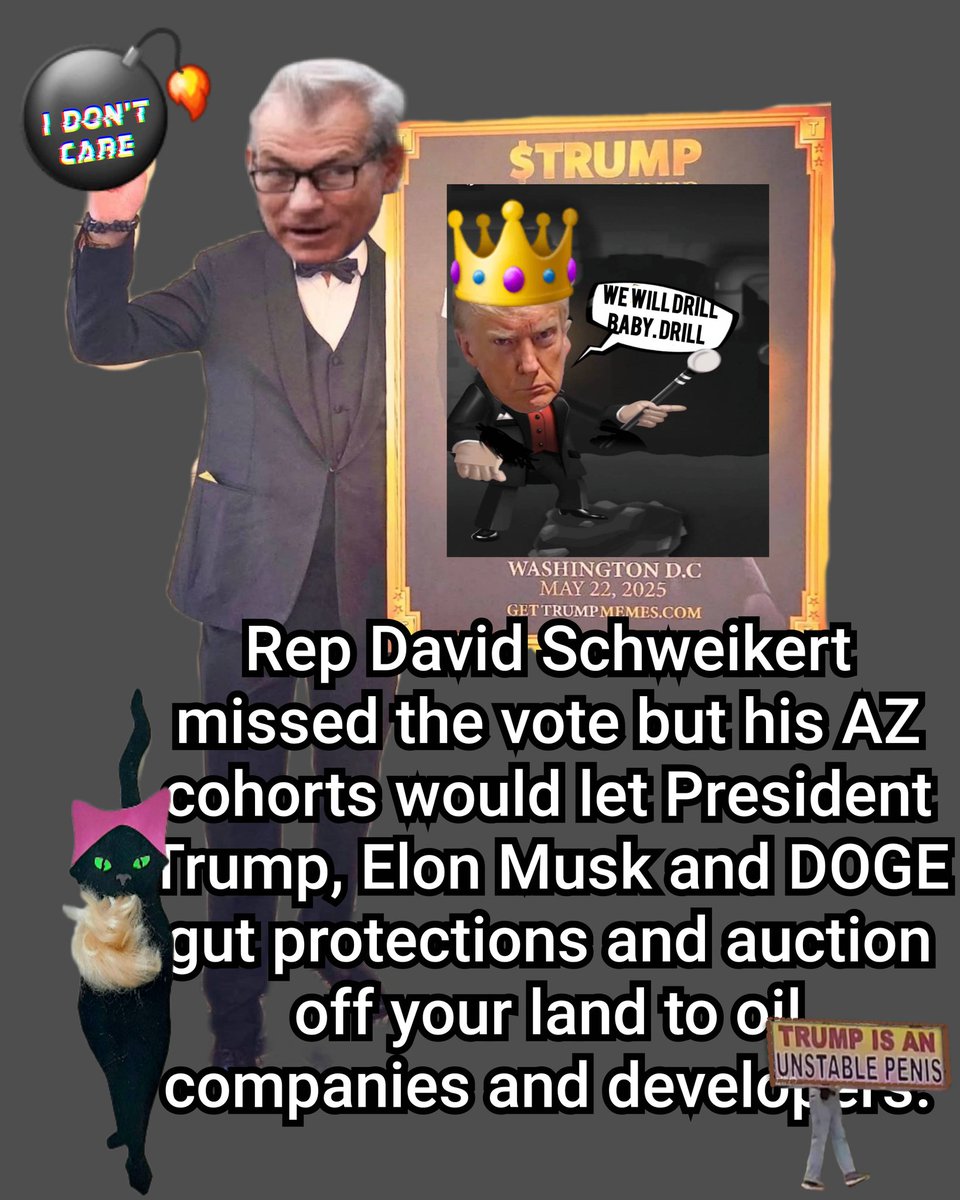 #Schweikert
#Project2025 
#Republicans #UltraMaga
#RuiningAmerica #AddingTrillionsToNationalDebt🐘🦨