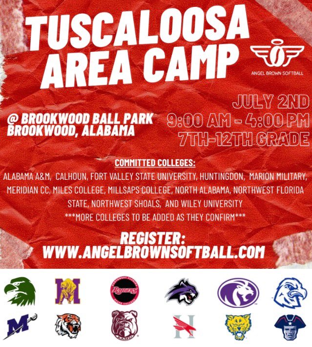 BrookwoodSball's tweet photo. Wow!  What a lineup.  Come be seen and learn from some of the best. https://t.co/vW5hUQlZyh