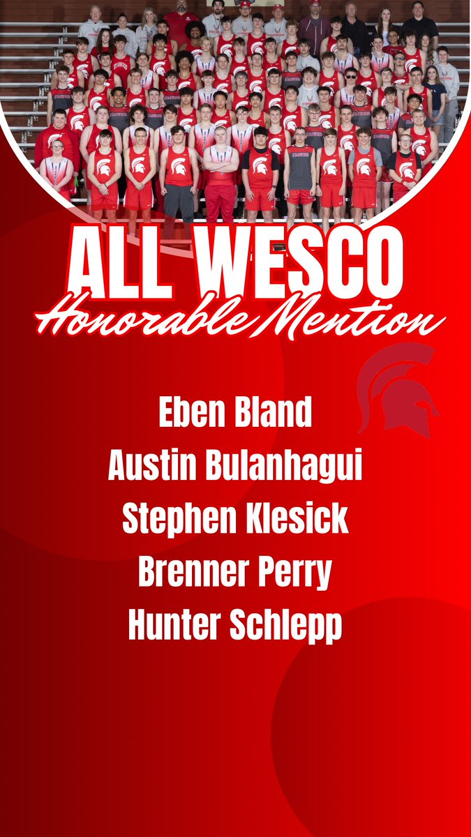 go_shsspartans's tweet photo. Congratulations to our Spartan Boys Track athletes on their All Conference selections! #AllWesco #GoSHS #SpartanPower https://t.co/5hj4jGRw5I
