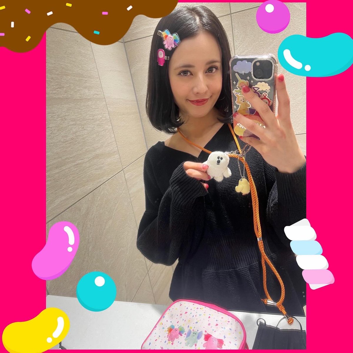p_e_p_i_desuyo's tweet image. おはよう☀️😘

 #トケコザッカテン@tokekozakkaten 
可愛すぎる🥹💕 大切なグッズちゃん達
めっちゃめっちゃ全部可愛いねん🥹✨

あと髪の毛バッサリ✂️、真っ黒〰️にした
でこっぱち、、🫣、、、🤫笑