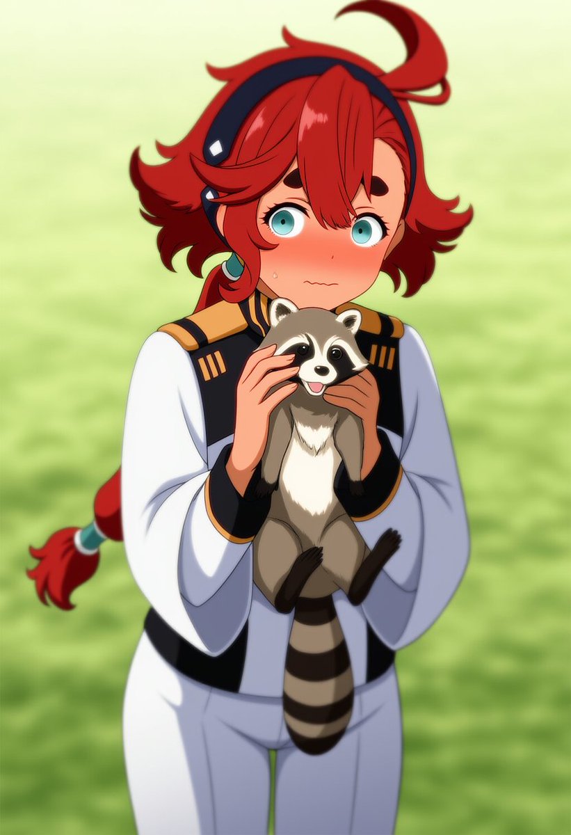 matsunaga_chan's tweet image. おやつタイムの予約投稿
制服バージョンの在庫があったので放出
……なんかアライグマ(？)縦に長くない？w
#彗星の魔女 #スレッタ