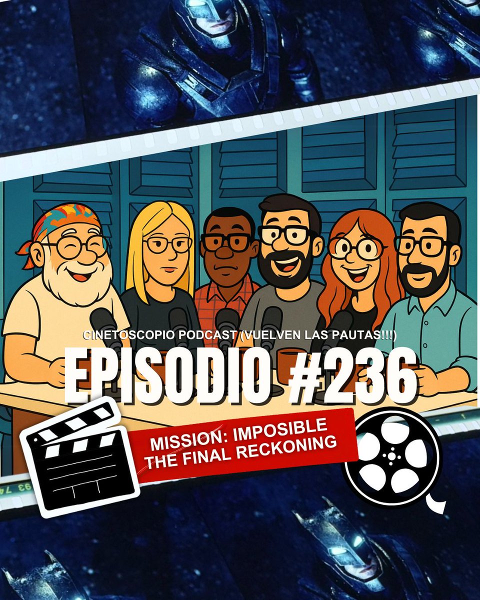 🎙️ Podcast 236: ¿Es The Final Reckoning el final que Misión Imposible merecía… o seguimos corriendo sin destino?
🎧 Escúchalo ya → link en bio
📱 <a href="/cinetoscopioclx/">Cinetoscopiocl</a>
#Cinetoscopio #MisiónImposible #TomCruise #PodcastDeCine