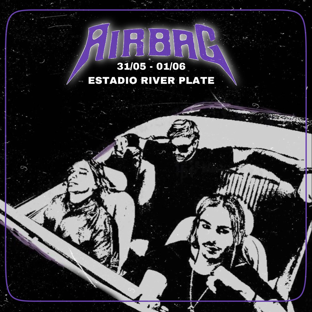 slipkabi's tweet image. 💀Si vas a ver a AIRBAG el 31/05 o 01/06 especialmente a CAMPO deja un comentario para que te enviemos un DM 🤘🏼💜
Ayudas muchísimo dando RT 👇🏼