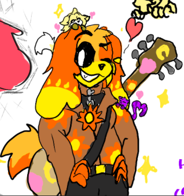 RoseMournpetal's tweet photo. Doodles of DogDay with a Guitar with tiny me and CatNap, and The trio eeping  : 3

#SmilingCritters #CelestialBloom #DogDay #CatNap #PhoenixSnow https://t.co/1OOvNdWHQS