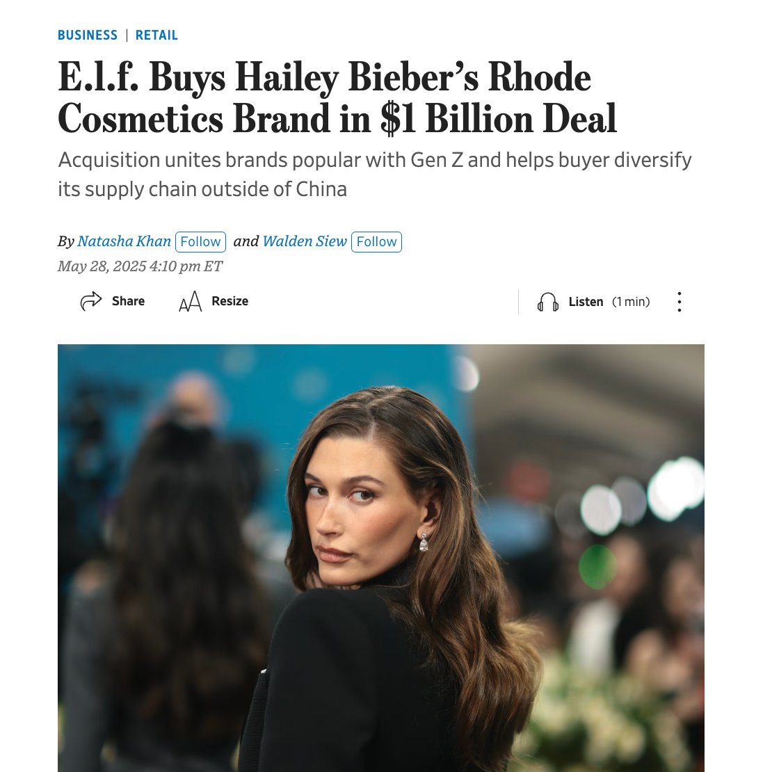 $1B exit in three (!!!) years

$200M in sales in the last year

you should all be taking notes