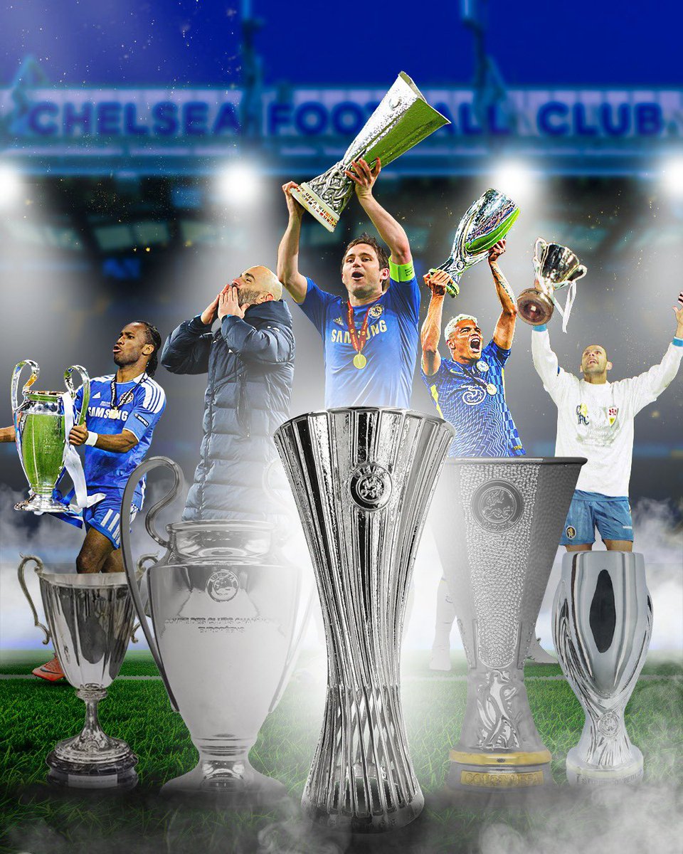 We won it all <a href="/ChelseaFC/">Chelsea FC</a>  🏆🏆🏆🏆 Blue is the f. King color #CFCmatchday