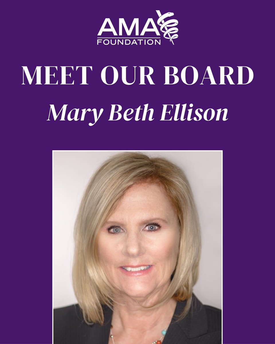 Board Spotlight: Mary Beth Ellison steps into her role as AMA Foundation President-Elect, bringing years of leadership experience from her tenure as AMA Alliance President and Events Council Chair. Her vision continues to shape health care's future.