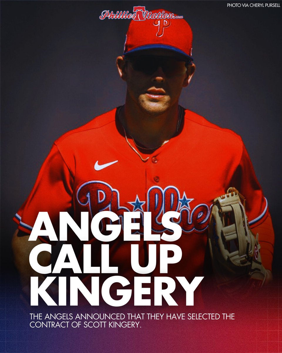 PhilliesNation's tweet photo. Scott Kingery is headed back to the big leagues, the Angels announce. https://t.co/wpziNNHBhN