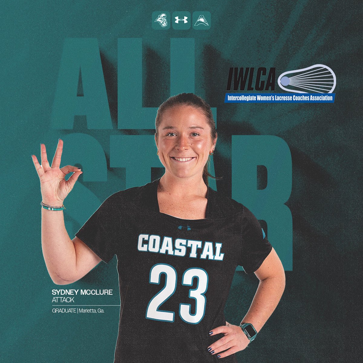 Congrats to Sydney McClure on being named to the 2025 IWLCA Senior All-Star Team. 👏👏👏