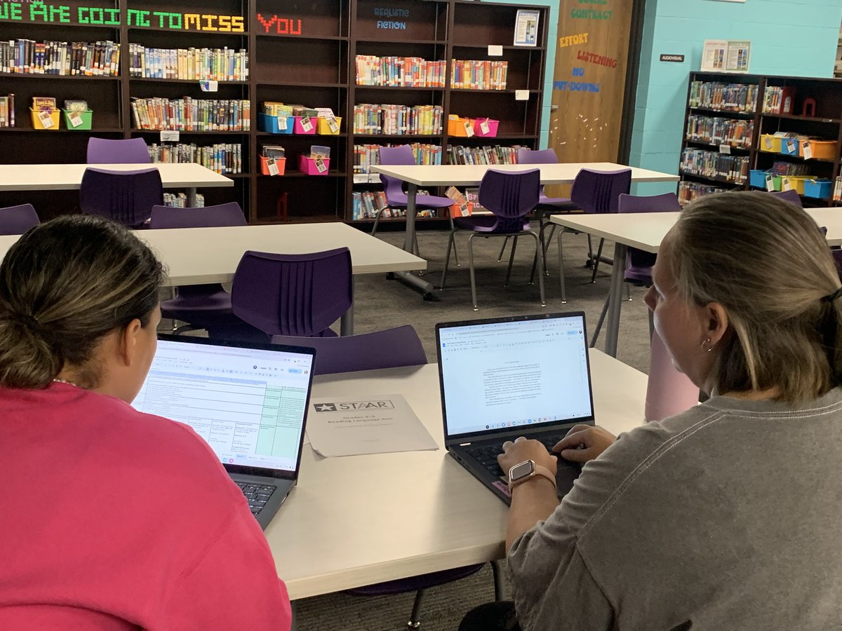 These amazing RLA teachers worked hard today creating writing exemplars to add to our curriculum maps! #achievingexcellence