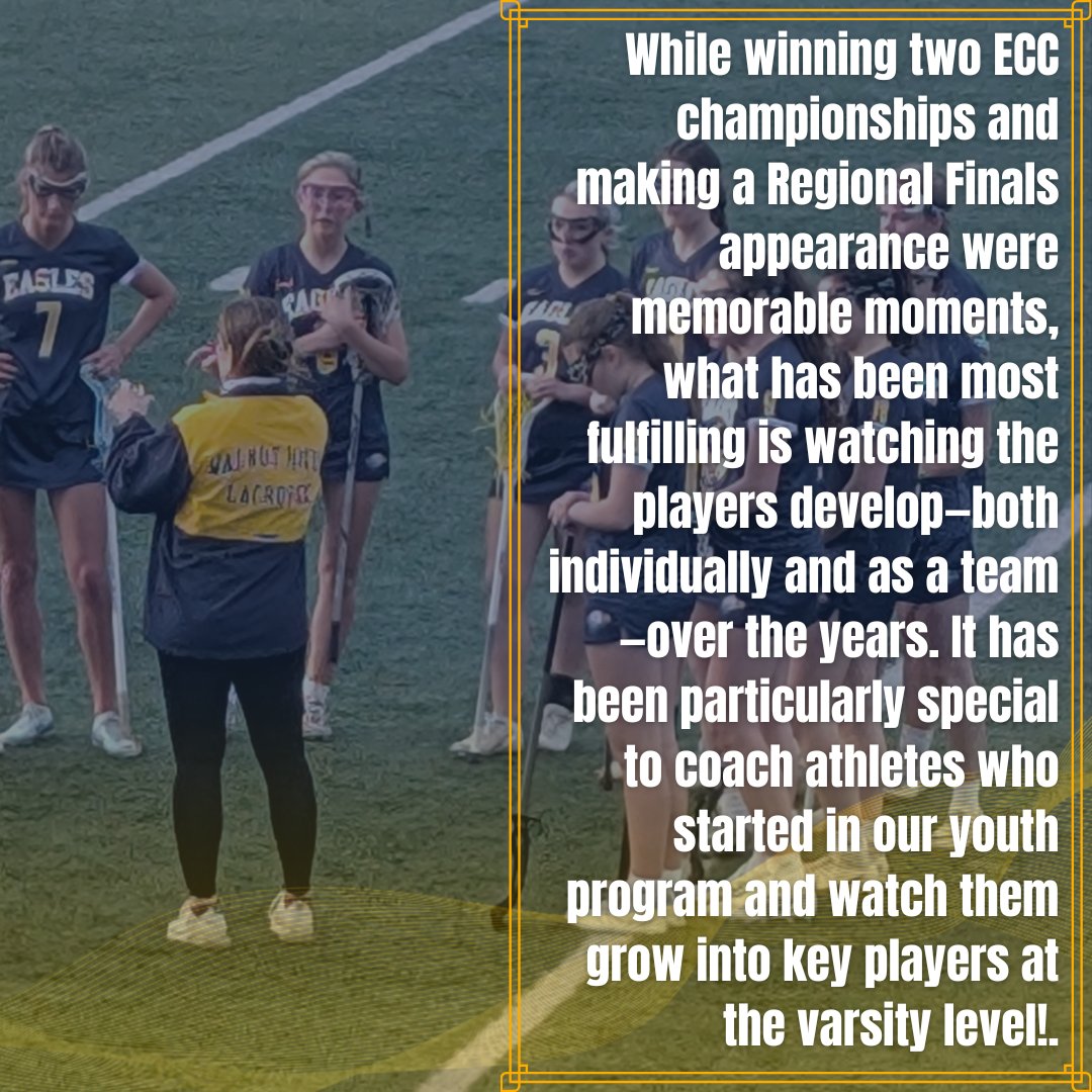WalnutGirlsLax's tweet photo. A huge heartfelt thank you to all the players and coaches who have been part of these last 7 years! Go Eagles! ♥️ Katherine

📷: @SalingMedia @jasondebruer @TomPolger https://t.co/9y4wu4BvUs