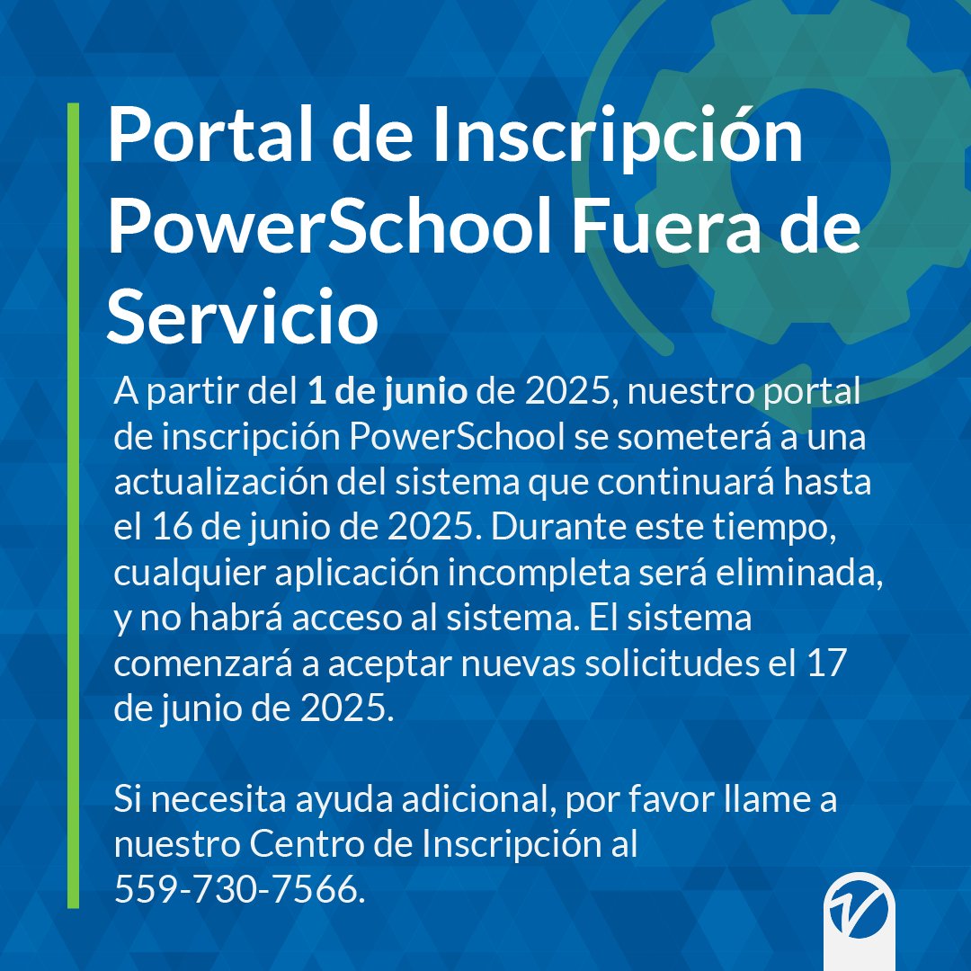 Our enrollment portal is getting an upgrade! Please be sure to complete your VUSD enrollment application before June 1st. #VUSDForward