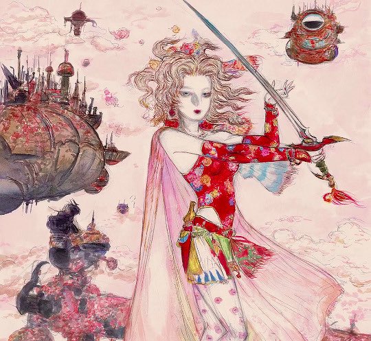 ティナ・ブランフォード 「Terra and Esper Terra by Yoshitaka Amano