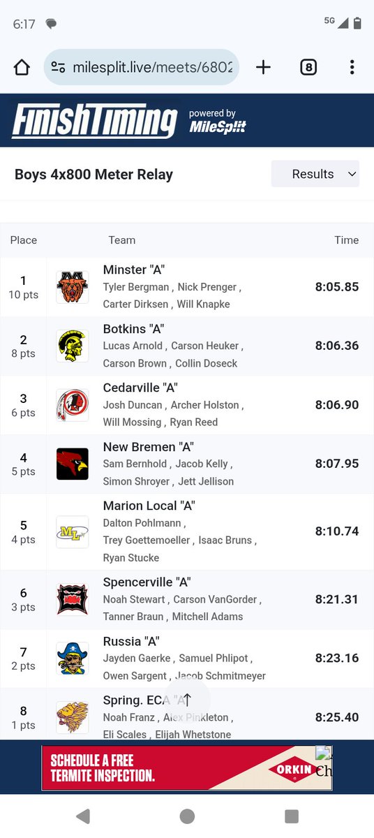 New Bremen Track & Field tweet media