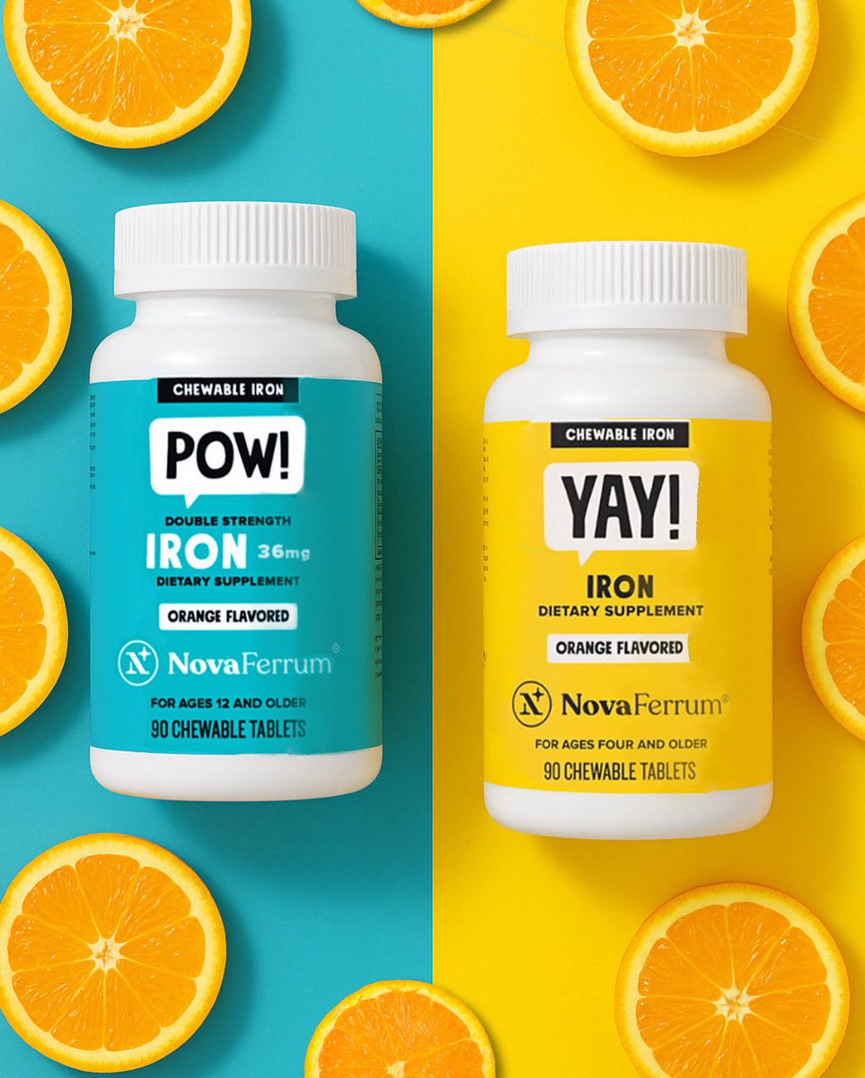 Raising your iron levels has never been easier (or tastier). 🍊

With 18mg or 36mg of Iron per chewable, along with your physicians guidance- you get to choose what mg of Iron will work best for you—Clinically Proven and Great Tasting

#iron #irontherapy #ironrich #lowiron