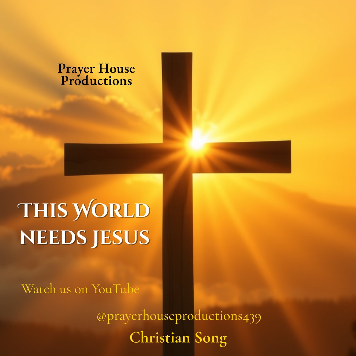 prayerhouse439's tweet photo. @AgainstAtheismX Yes, Amen. "This World Needs Jesus" is a heartfelt Christian worship song about the saving grace, love, and sacrifice of Jesus Christ. 

#ChristianWorship #ThisWorldNeedsJesus #PrayerHouseProductions #JesusIsTheWay #GospelMusic #WorshipSong #ChristianMusic #Salvation #JesusSaves https://t.co/mpfsG3FzsR