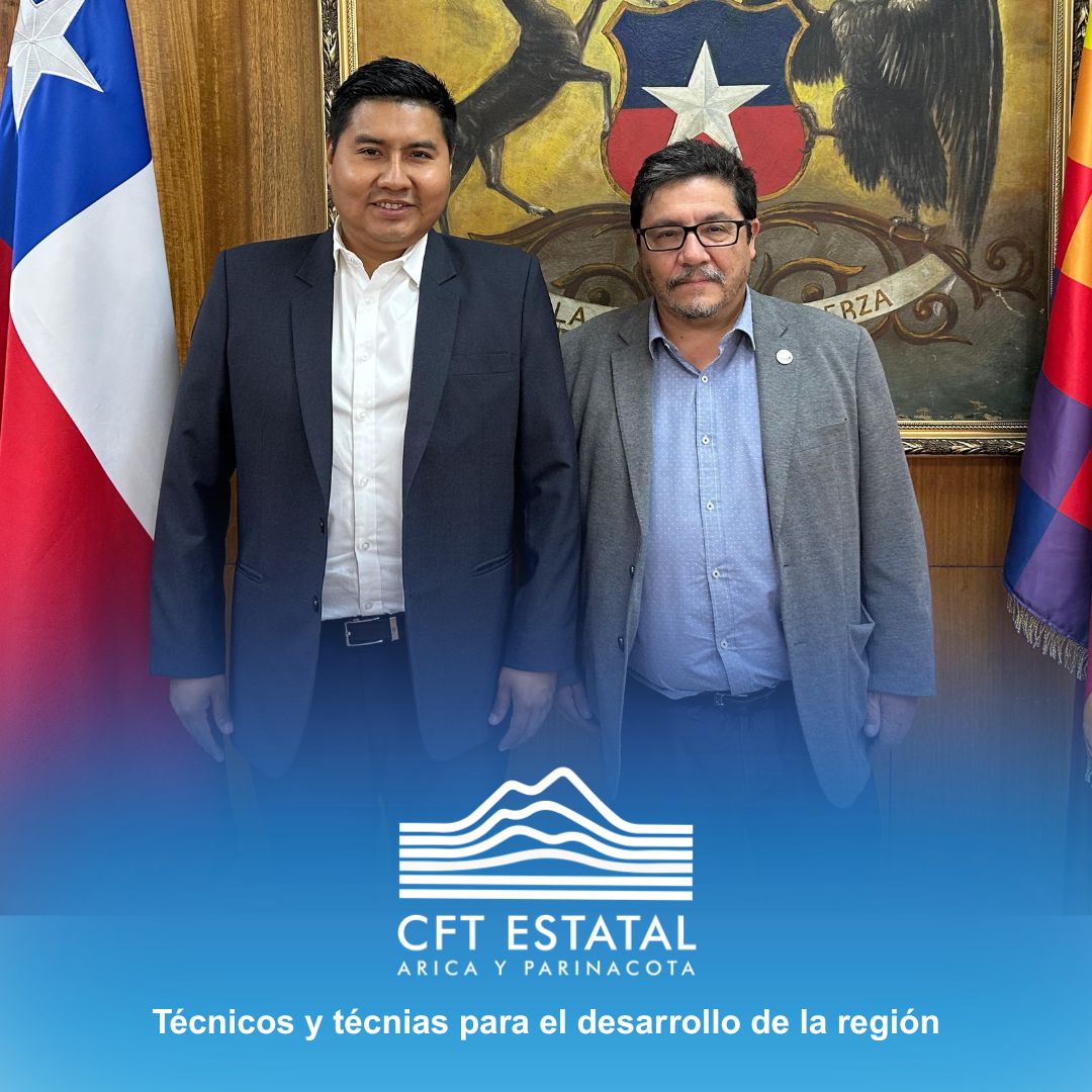📍 Encuentro Institucional por la Educación TP en Arica y Parinacota

Nuestro rector realizó una visita protocolar al Gobernador Regional Diego Paco, con quien sostuvo un valioso encuentro para fortalecer los lazos de colaboración entre ambas instituciones.