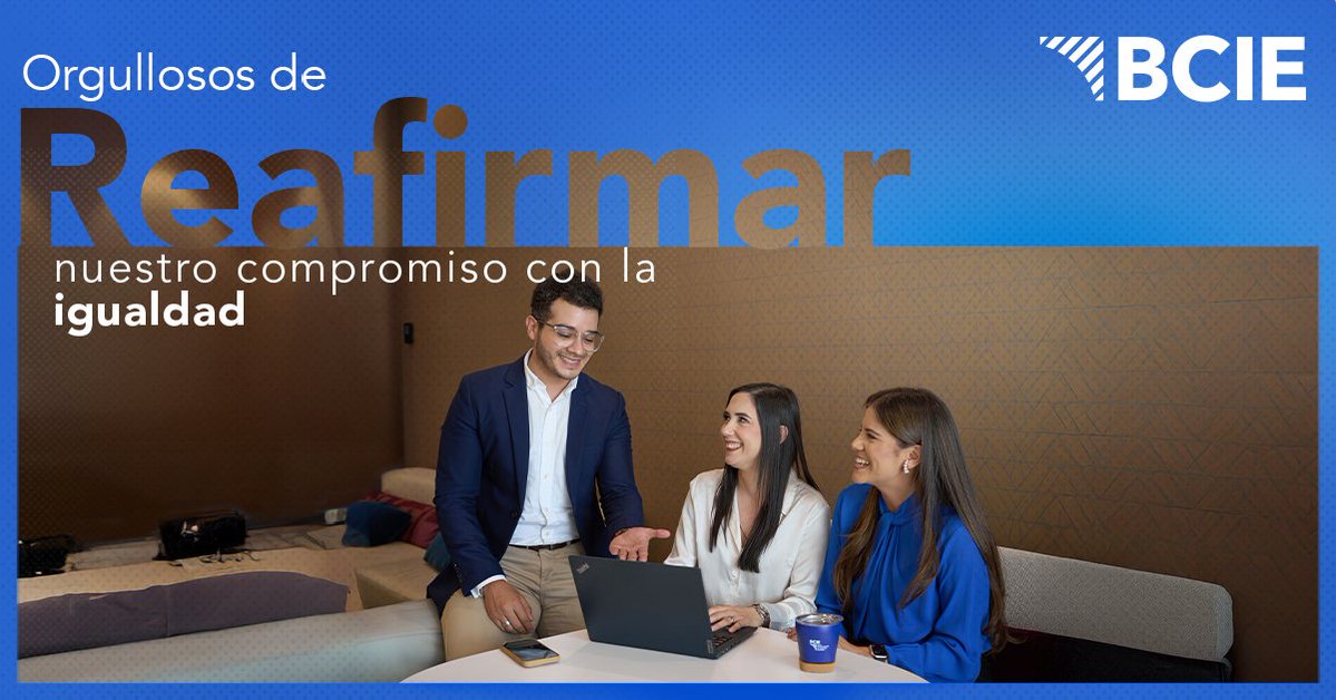 BCIE (@bcie_org) on Twitter photo Reafirmamos con orgullo nuestro compromiso con la equidad de género en los países a los que servimos, mediante la actualización de la Política de Equidad de Género del BCIE. 👩🏼💼👷🏽♀️👩🏾🔬
Esta nueva versión, lograda con el valioso acompañamiento de <a href="/AFD_es/">Agencia Francesa de Desarrollo</a> , incorpora una visión más Reafirmamos con orgullo nuestro compromiso con la equidad de género en los países a los que servimos, mediante la actualización de la Política de Equidad de Género del BCIE. 👩🏼💼👷🏽♀️👩🏾🔬
Esta nueva versión, lograda con el valioso acompañamiento de <a href="/AFD_es/">Agencia Francesa de Desarrollo</a> , incorpora una visión más
