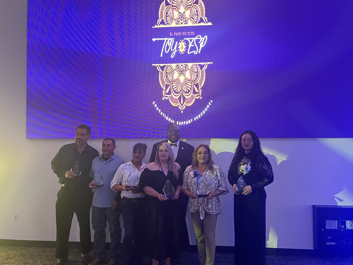 Custodians representing at the TOY&amp;ESP Awards.  Congratulations to all winners!  #IMakeADifference #ItStartsWithUs #EPISD