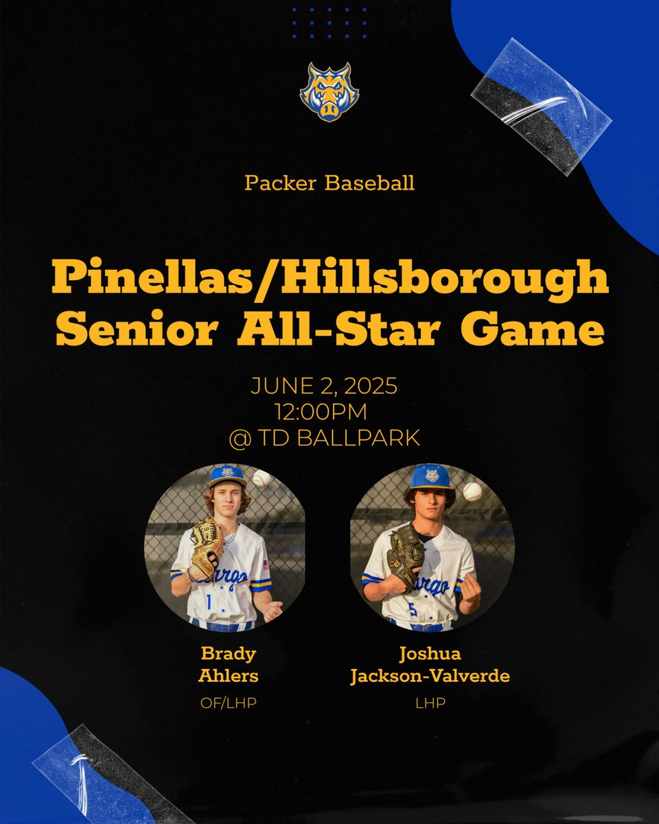 Congratulations to Brady Ahlers &amp; Joshua Jackson-Valverde on representing Largo in the Pinellas/Hillsborough All-Star game. #thepack