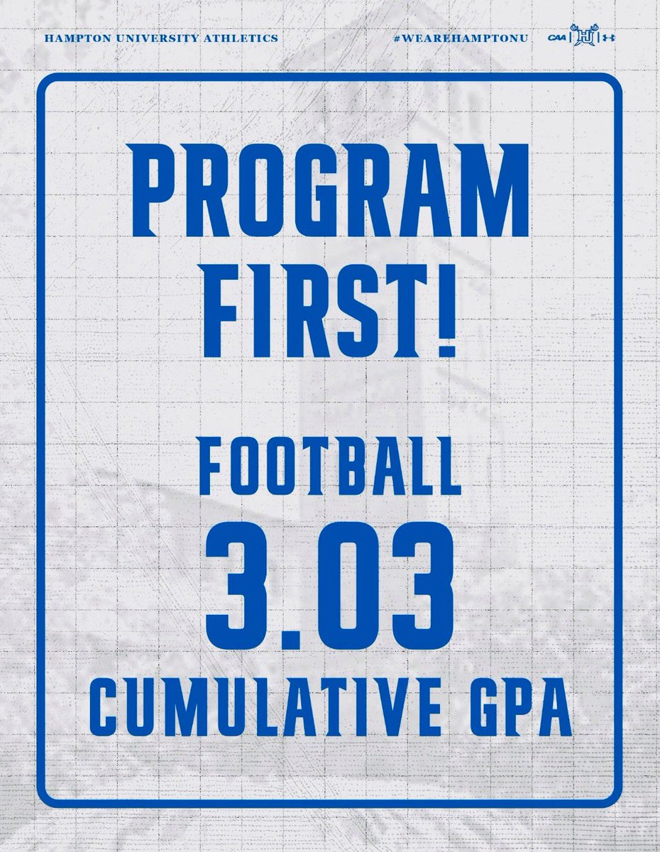 Under Coach Boykin's guidance, your son, grandson, and/or nephew will excel academically. Congratulations to our young men on achieving a program first here at The Real HU!
#DHTT