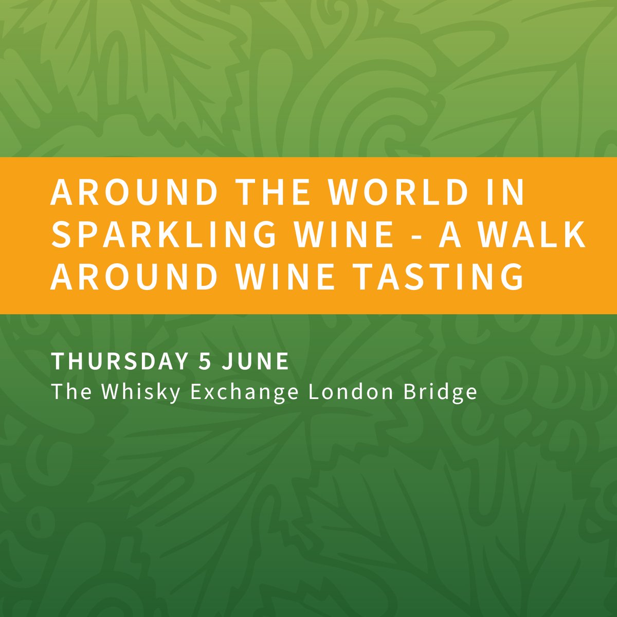 Around the World in Sparkling Wine: a walk-around sparkling wine tasting

📆 5 June 🔗 bit.ly/4iXkUev

There is an incredible variety of sparkling wines made around the globe. From traditional-method wines made in France and beyond, to charming, crowd-pleasing Prosecco