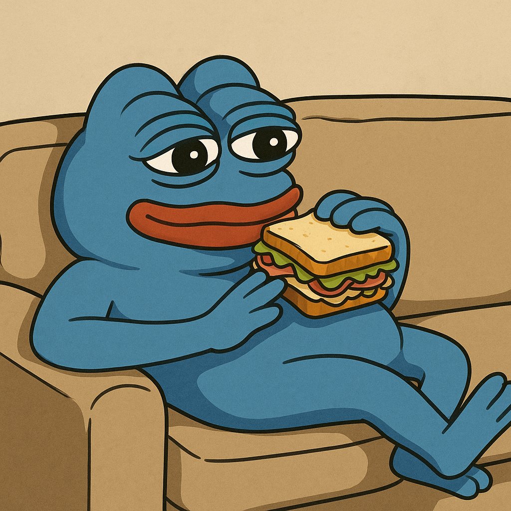 NiraNew84's tweet image. Eating my sandwich waiting for the Cetus injection pamp!!! 
Pepe on Sui recovery is golden. 🔥
@pepe_sui_token
