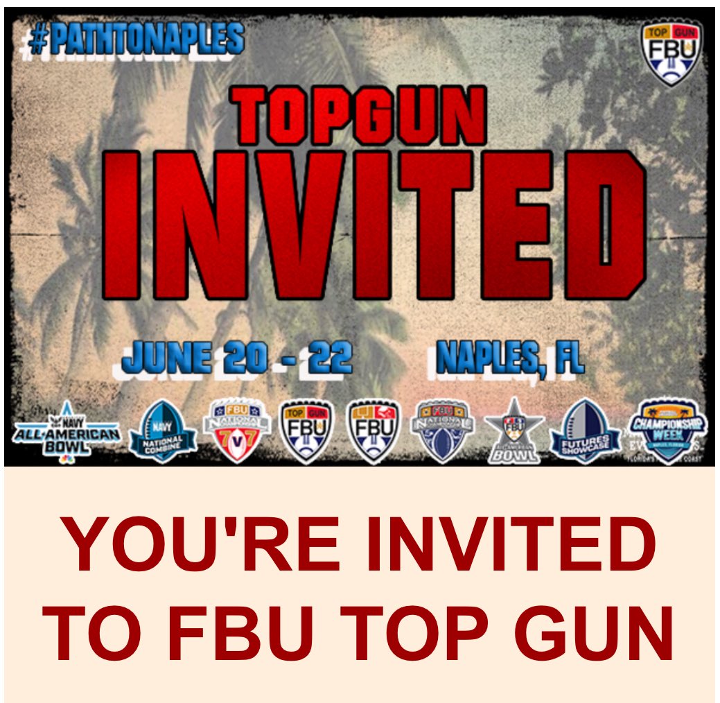 Josh Huitson 2029 (@joshhuitson10) on Twitter photo Thankful to be invited to TOPGUN in Naples, FL.<a href="/FBUcamp/">Football University</a> <a href="/AWilliamsUSA/">Anthony Williams</a>
@TrustMyEyes <a href="/PrepRedzoneTX/">Prep Redzone Texas</a> <a href="/UANextFootball/">All-America Game</a> <a href="/dctf/">Dave Campbell's β TexasFootball.com</a> <a href="/LoganTillman/">Logan Tuley-Tillman</a> @Coachmurdock
<a href="/dbranscom/">David Branscom</a> <a href="/leopardfootball/">LOJO Football</a> Thankful to be invited to TOPGUN in Naples, FL.<a href="/FBUcamp/">Football University</a> <a href="/AWilliamsUSA/">Anthony Williams</a>
@TrustMyEyes <a href="/PrepRedzoneTX/">Prep Redzone Texas</a> <a href="/UANextFootball/">All-America Game</a> <a href="/dctf/">Dave Campbell's β TexasFootball.com</a> <a href="/LoganTillman/">Logan Tuley-Tillman</a> @Coachmurdock
<a href="/dbranscom/">David Branscom</a> <a href="/leopardfootball/">LOJO Football</a>