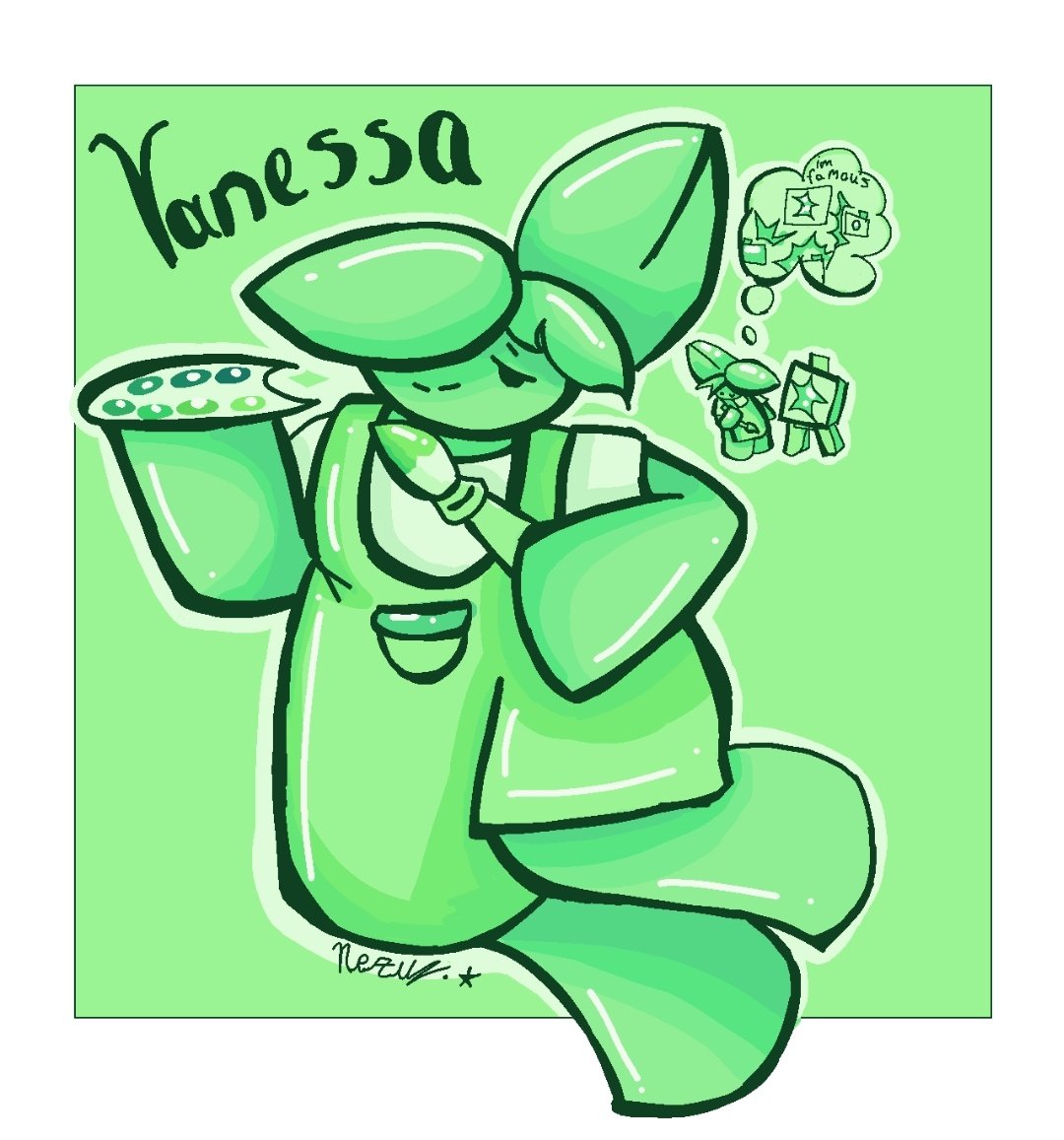 Monus_Yap's tweet photo. I love Vanessa #green https://t.co/hEzC45bNso