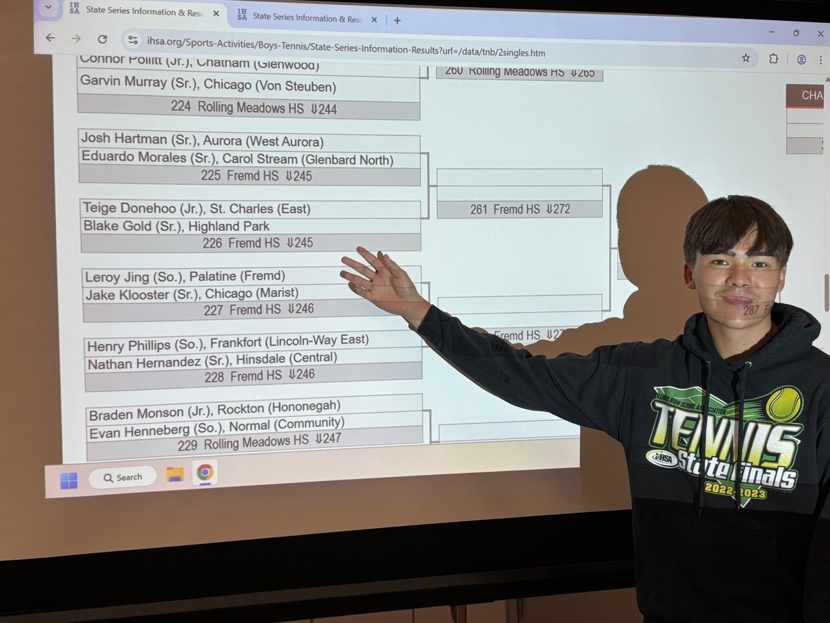 Checked in and ready to compete! The Saints have arrived at State! And the local OG.