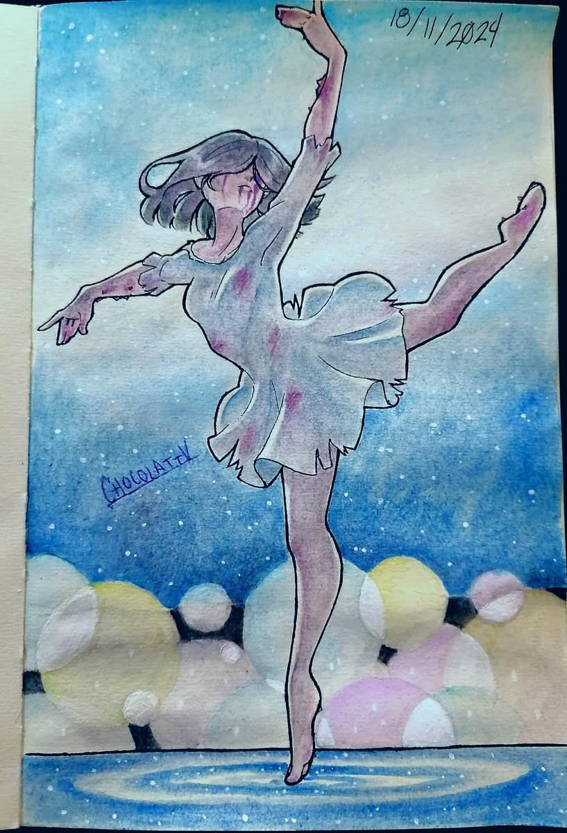 ChocolattV's tweet image. The first one i posted on my insta, but the second one is twt exclusive teehee
#Dandadan #MomoAyase #okarun #WatercolorArt