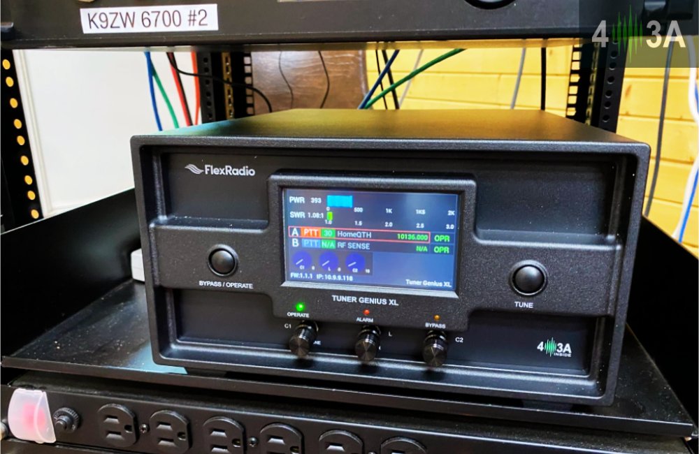 K9ZW is yet another satisfied user of 4O3A products. Featured here is his Tuner Genius XL in action. 

Learn more at: 4o3a.com