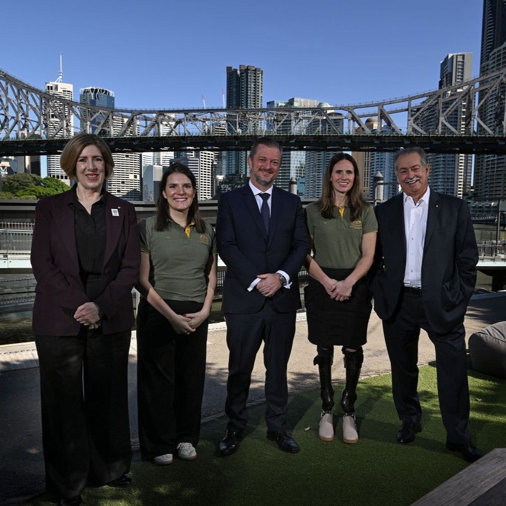 AUS Paralympic Team (@ausparalympics) on Twitter photo International Paralympic Committee President Andrew Parsons Visits Brisbane.
Read the full story: bit.ly/3Ht7ycS
<a href="/Paralympics/">Paralympic Games</a> | <a href="/Brisbane_2032/">Brisbane 2032</a> International Paralympic Committee President Andrew Parsons Visits Brisbane.
Read the full story: bit.ly/3Ht7ycS
<a href="/Paralympics/">Paralympic Games</a> | <a href="/Brisbane_2032/">Brisbane 2032</a>