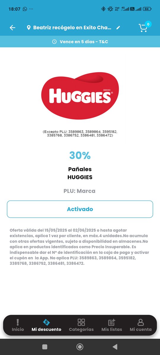 rhDpositivo's tweet photo. Formas de robo directa y la publicidad engañosa del @almacenesexito va uno a caja y resulta que según ellos este producto no aplica @sicsuper https://t.co/HMrSz4ybJQ