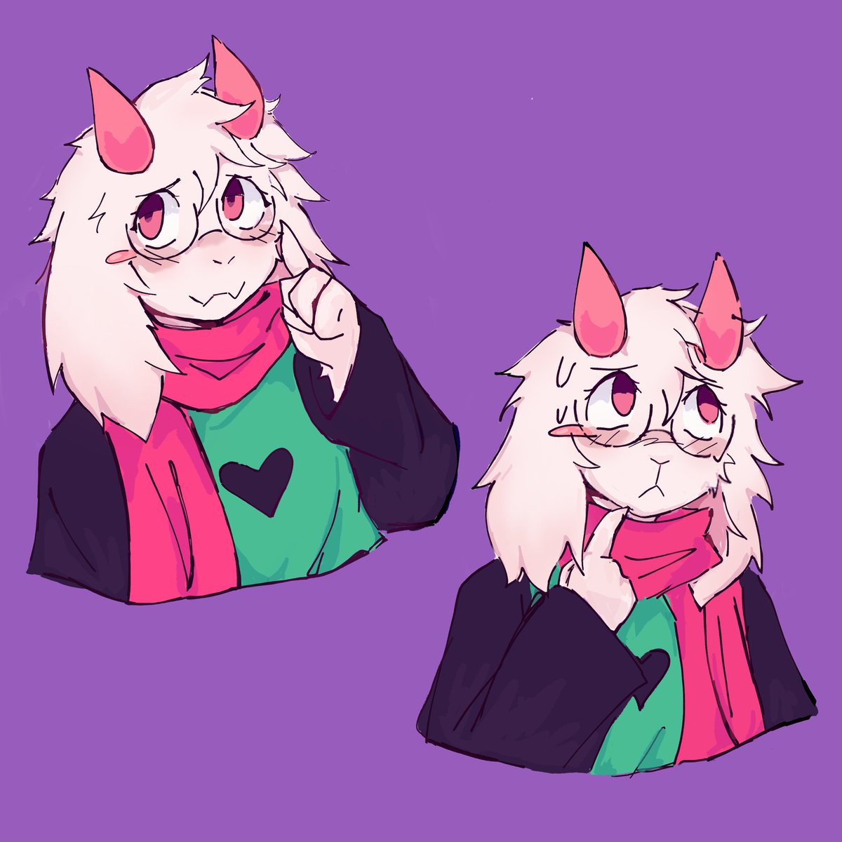 pastciarn's tweet photo. What could he be thinking?
#ralsei https://t.co/wV2hXtsboj
